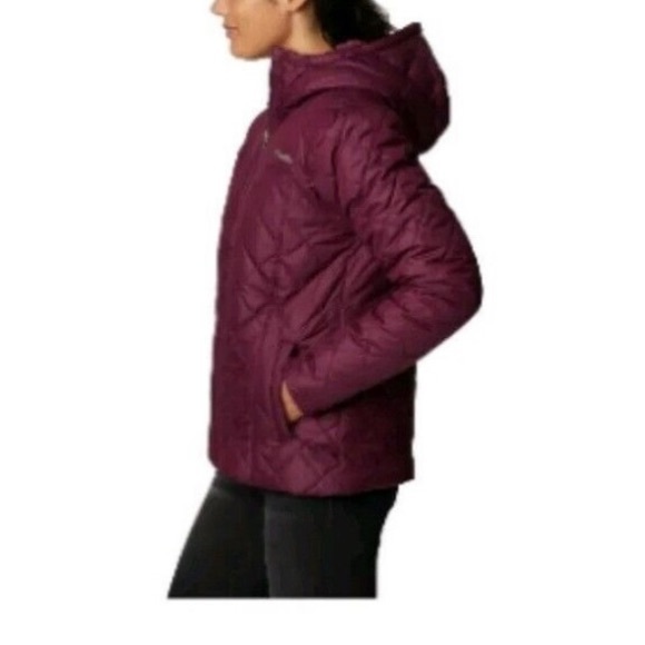 NWOT COLUMBIA Copper Crest Jacket (tag was cut) Burgundy (Marionberry) - Picture 3 of 9